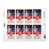 OUDE GRAPE VINEYARD HARVEST ROOS WINE WAX SEKEL ETIKET (Full Sheet)