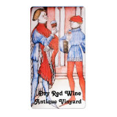 OUDE GRAPE VINEYARD RED RED WINE TASTING ETIKET (Voorkant)