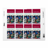 OUDE GRAPE VINEYARD RED RODE WIJNBARRELS ETIKET (Full Sheet)