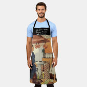 Oude grappige Bruids Shower / House Warming Feestj Schort (Gedragen)