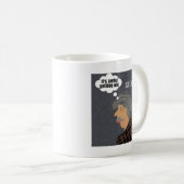 Oude grappige seniorburger Mannen Koffiemok (Voorkant rechts)