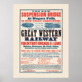 Oude Great Western Railway-poster Poster