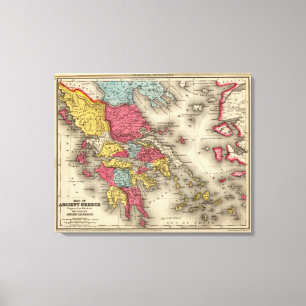 Oude Griekenland 2 Canvas Afdruk