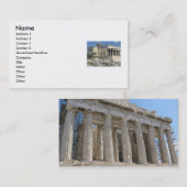 Oude Griekenland - de Acropolis - Visitekaartje (Voorkant / Achterkant)