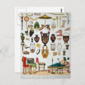 Oude Grieks Briefkaart (Voorkant / Achterkant)