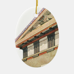 Oude Griekse Architectuur, Tempel van Athena Keramisch Ornament