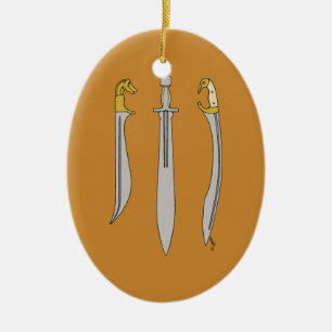 Oude Griekse blades Keramisch Ornament