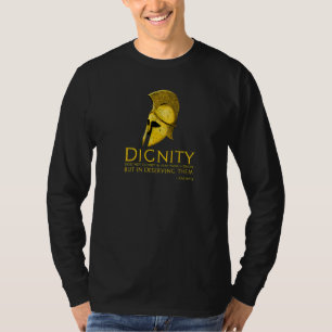 Oude Griekse filosofie Aristoteles citaat op cijfe T-shirt