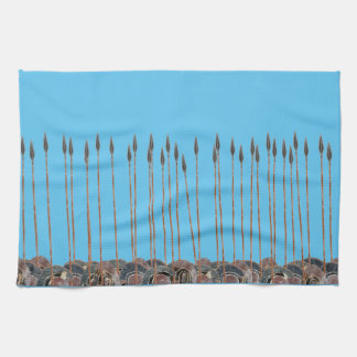 Oude Griekse hopbellen gaan vechten Theedoek