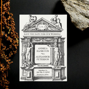 Oude Griekse Romeinse architectuur bruiloft Save The Date