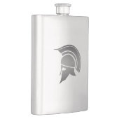 Oude Griekse Spartan Helmet Heupfles (Rechts)