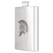 Oude Griekse Spartan Helmet Heupfles (Links)