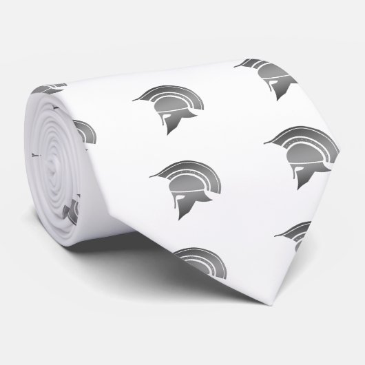 Oude Griekse Spartan Helmet Stropdas (Opgerold)