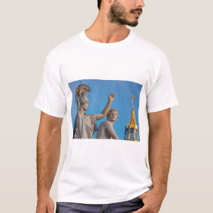 Oude Griekse standbeeld scène. T-shirt