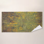 Oude grijze achtergrond of verouderde shabbytextuu badhanddoek (Badhanddoek)