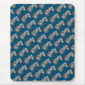 , oude, grijze gisttrekker muismat (Voorkant)