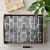 Oude grijze Weathered Brick-wandtextuur Tissuepapier (Geschenk)