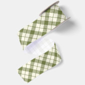 Oude Groen Karo Kerstmis Lint (Achterkant)