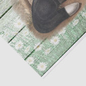  oude groene houtextuur Amerikaanse Fox Tissuepapier (Detail)