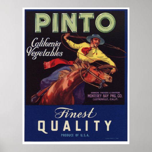  oude groenten kratelmerken poster (Voorkant)