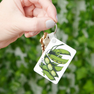 Oude Groenten; Lima Bonen, Biologische Boerderijpr Sleutelhanger