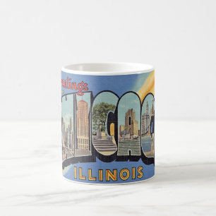 Oude groet uit Chicago  Koffiemok