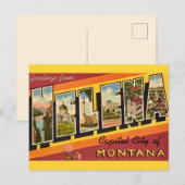 Oude groet uit Helena MT Briefkaart (Voorkant / Achterkant)