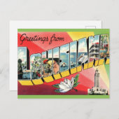 Oude groeten Louisiana  Briefkaart (Voorkant / Achterkant)