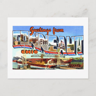 Oude groeten uit Conneaut, Ohio, Briefkaart