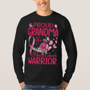 Oude grootmoeder van een borstkankerwortel t-shirt