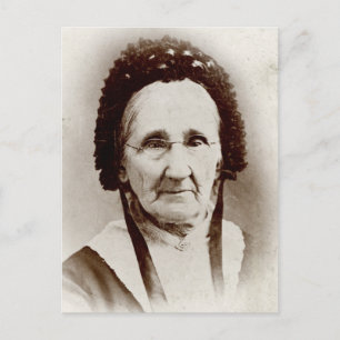 Oude grootmoeder van het portret briefkaart
