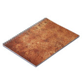 Oude Grunge rustieke metalen textuur Notitieboek (Linkerzijde)