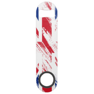 Oude Grunge Vlag van Groot-Brittannië Speed Flessenopener
