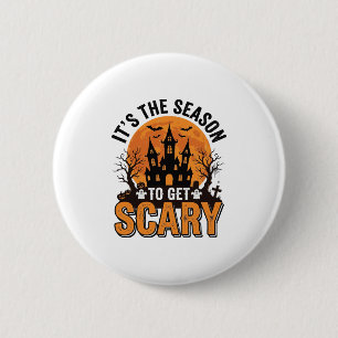Oude Halloween Angstaanjagend Seizoen Geheime Kast Ronde Button 5,7 Cm