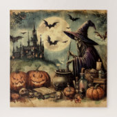 Oude Halloween Art Jigsaw Puzzel (Verticaal)