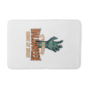 Oude Halloween Binnen Mijn Hart Monster Hand Ontwe Badmat