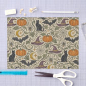 Oude Halloween-bladversiering Tissuepapier (Craft)