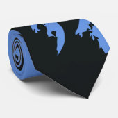 Oude Halloween, eng huis en heks Stropdas (Opgerold)