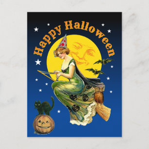 Oude Halloween Feestdagenkaart