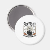 Oude Halloween Geest Traktaties T-shirt Ontwerp_1 Magneet (Voorkant / Achterkant)