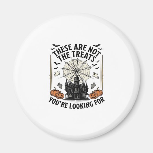 Oude Halloween Geest Traktaties T-shirt Ontwerp_1 Magneet (Voorkant)