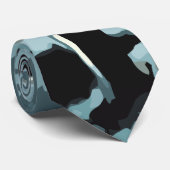 Oude Halloween, Griezelijk Kerkhof met Graven Stropdas (Opgerold)