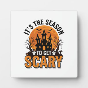 Oude Halloween Griezelseizoen Geheime Kasteel T-sh Fotoplaat