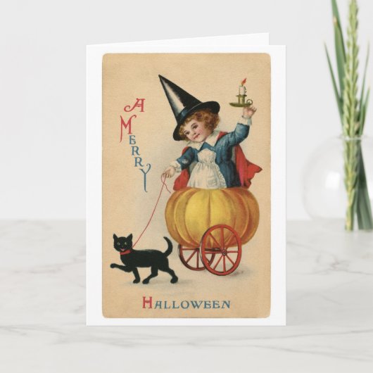 Oude Halloween Kaart (Voorkant)