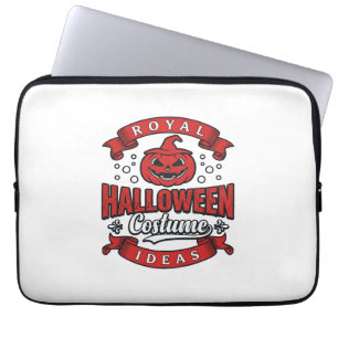 Oude Halloween Kostuum Ideeën Vector Design_1 Laptop Sleeve