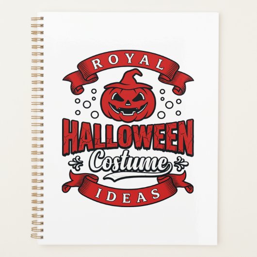 Oude Halloween Kostuum Ideeën Vector Design_1 Planner (Voorkant)