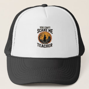 Oude Halloween Leraar Griezeld School T-shirt Ontw Trucker Pet