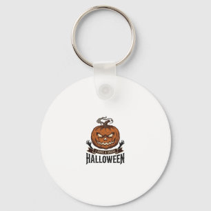 Oude Halloween Pompoen Gotisch Shirt Ontwerp_1 Sleutelhanger