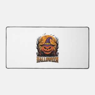Oude Halloween Pompoen Heks Hoed Grafiek_1 Bureaumat