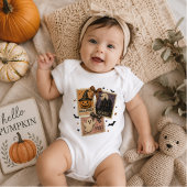 Oude Halloween-postzegercollage Romper
